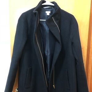 J Crew black wool jacket